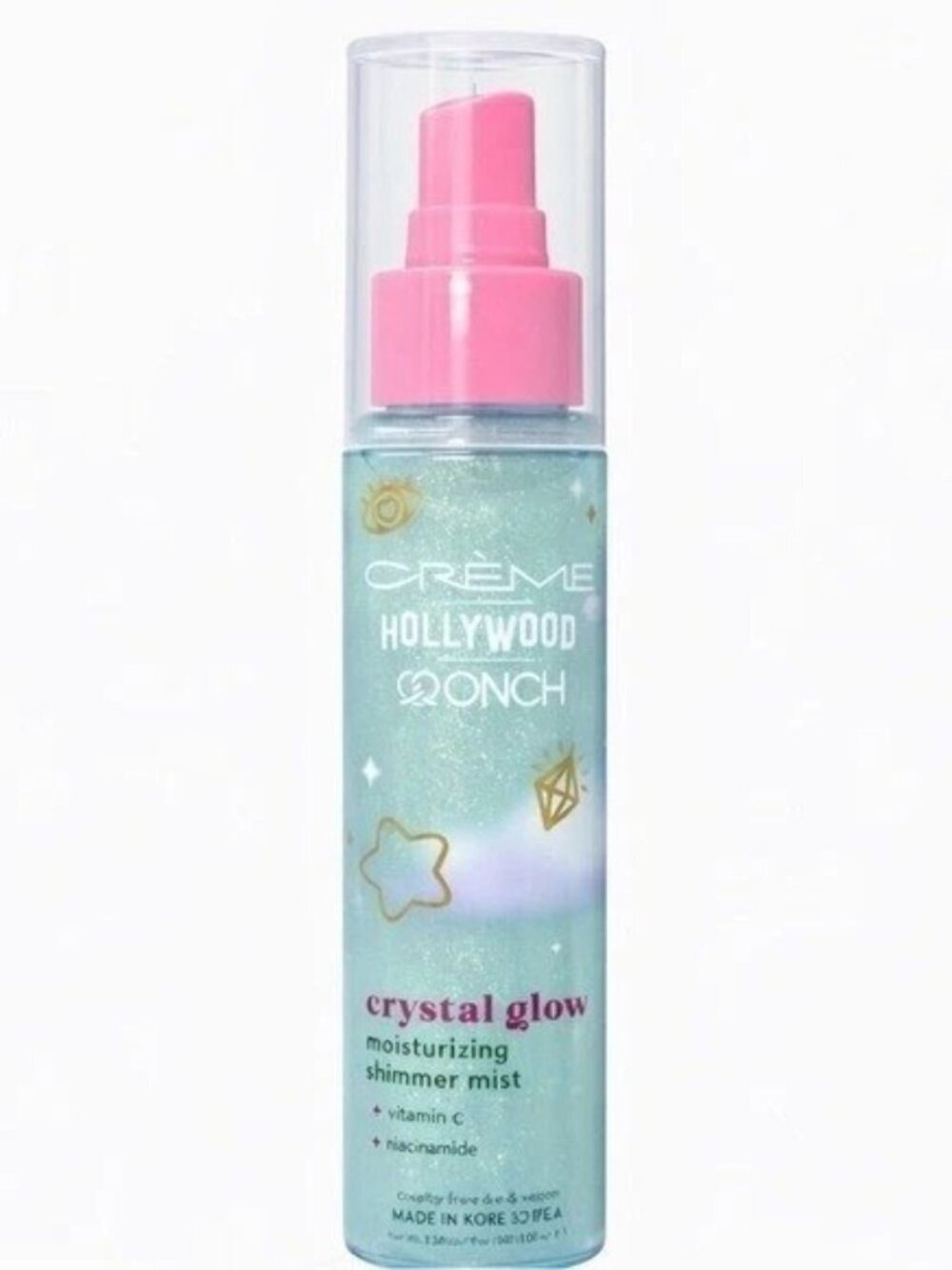 Creme Shop Hollywood Onch Crystal Glow Moisturizing Shimmer Mist 100ml